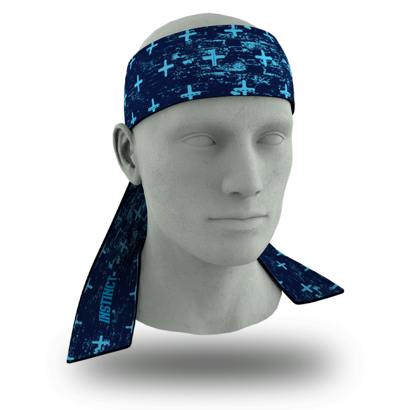 Headband Grunge Blue